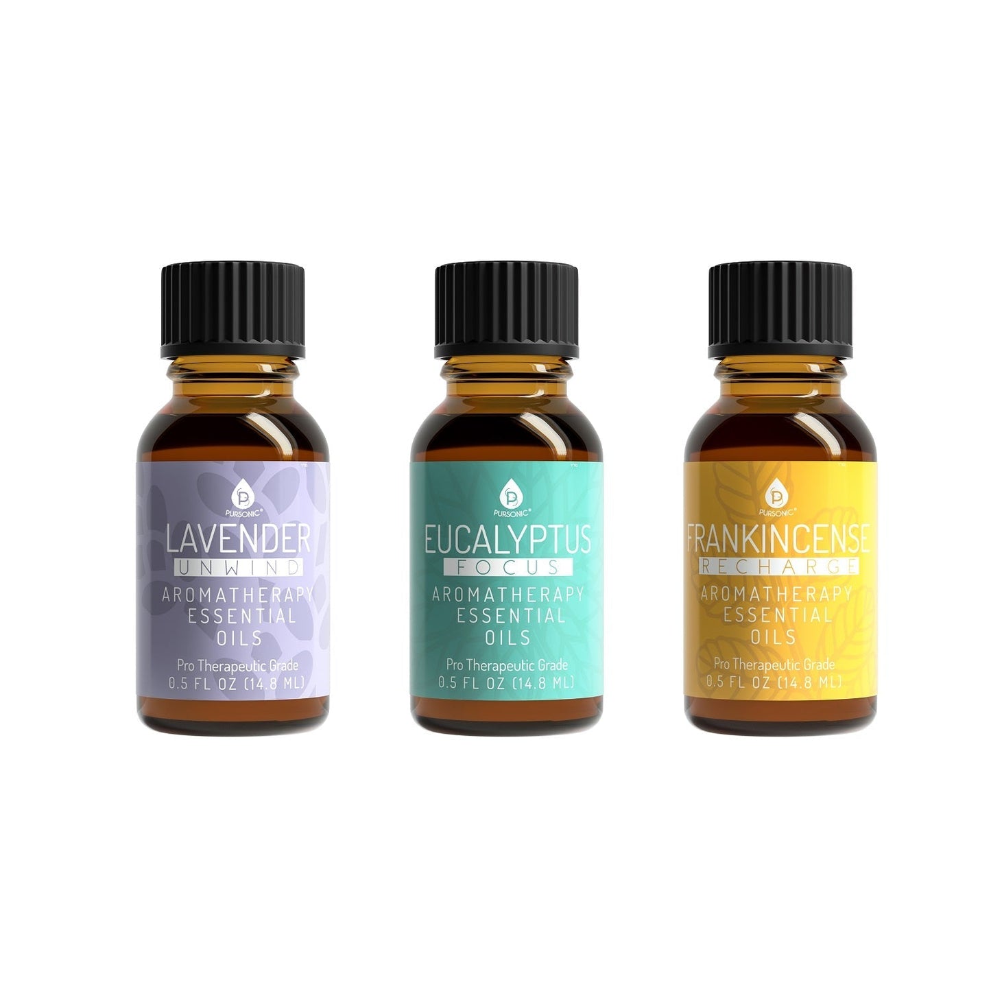 3 Pack Aromatherapy Essential oils (Lavender, Eucalyptus, Frankincense) - Moonlight Medicine