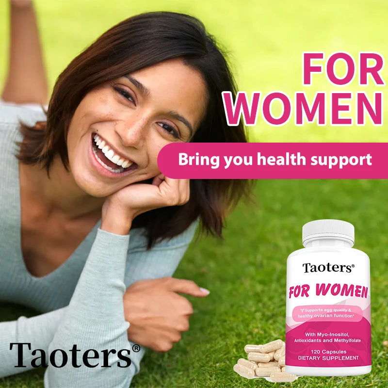 Women's Health Supplement - Contains Inositol, Antioxidants and Methylfolate To Support Egg Quality and Healthy Ovarian Function