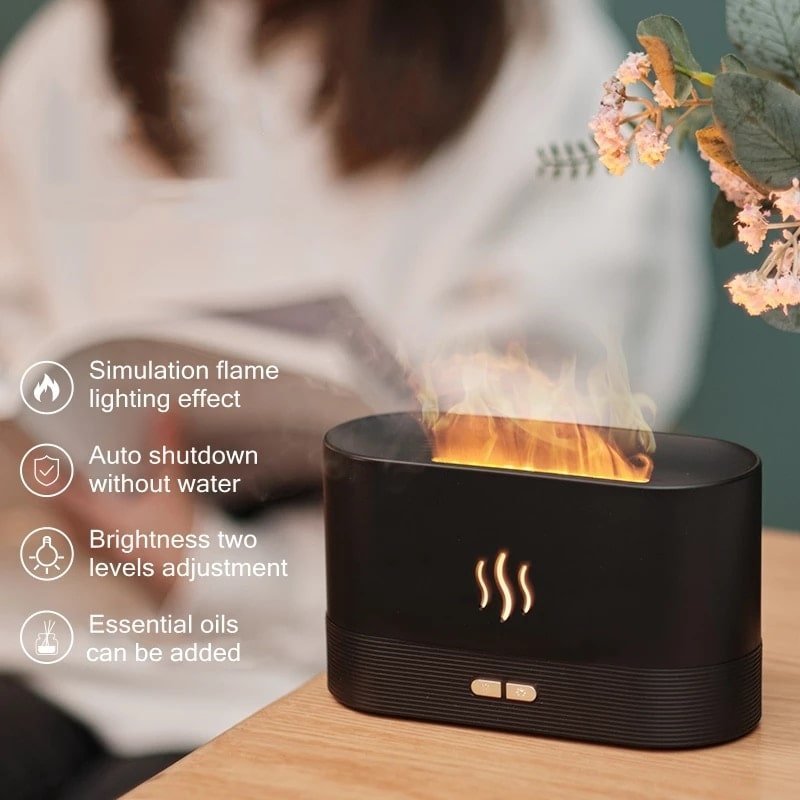 Ultrasonic Usb Fire Essential Oil Aroma Diffuser - Moonlight Medicine