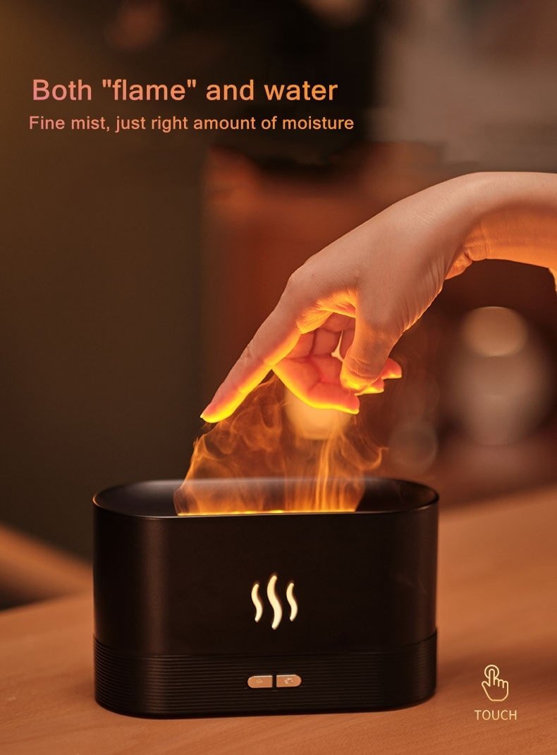 Ultrasonic Usb Fire Essential Oil Aroma Diffuser - Moonlight Medicine