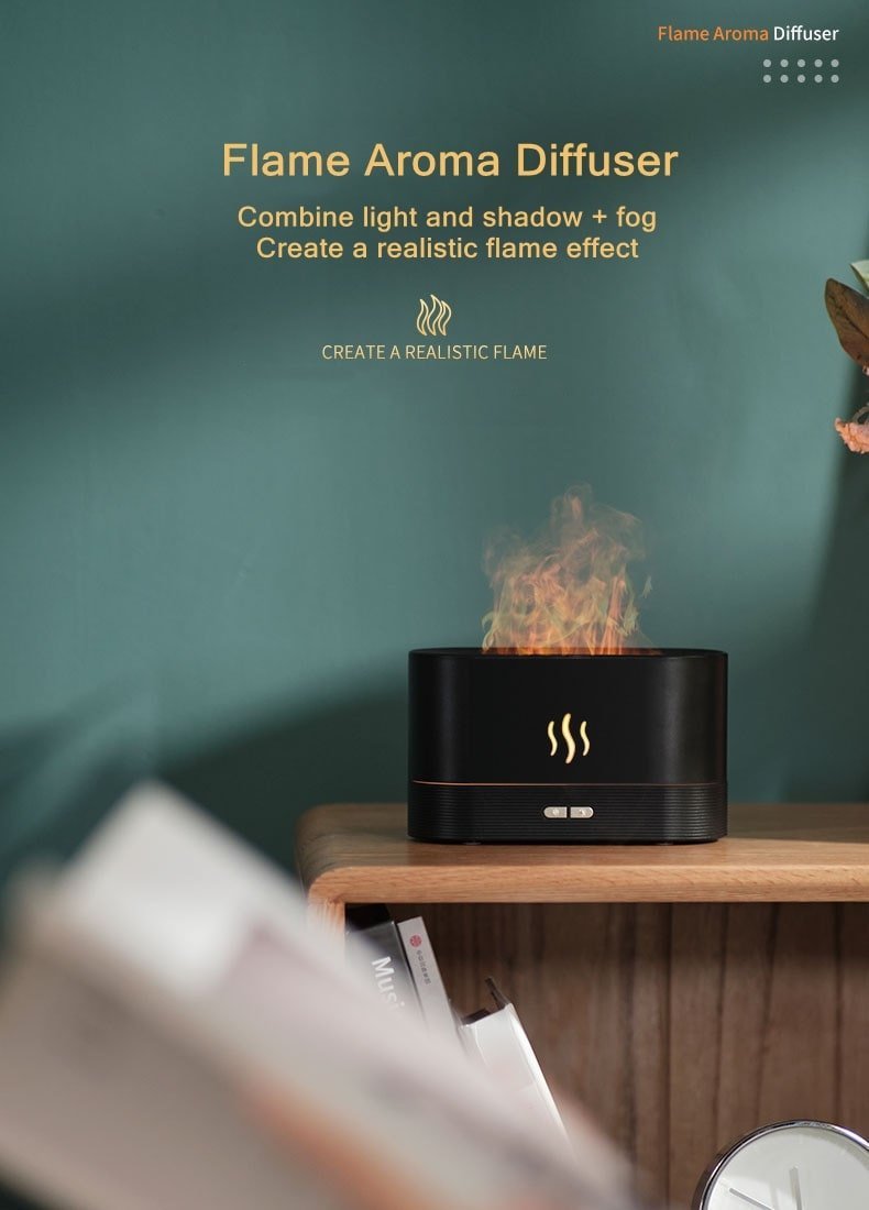 Ultrasonic Usb Fire Essential Oil Aroma Diffuser - Moonlight Medicine