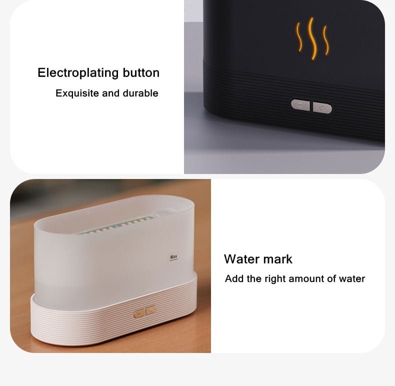 Ultrasonic Usb Fire Essential Oil Aroma Diffuser - Moonlight Medicine