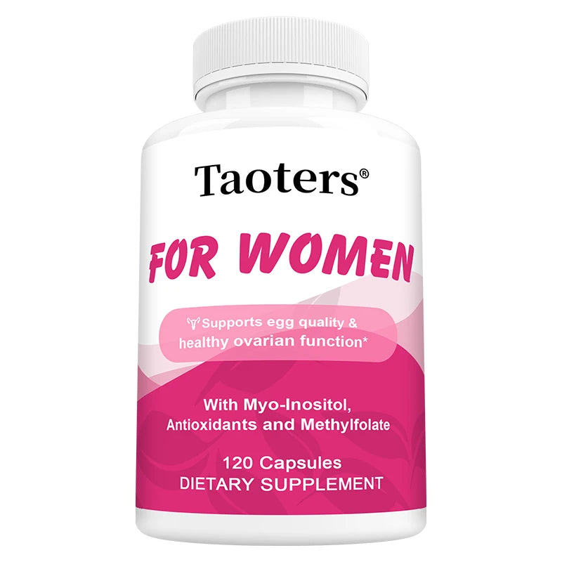 Women's Health Supplement - Contains Inositol, Antioxidants and Methylfolate To Support Egg Quality and Healthy Ovarian Function