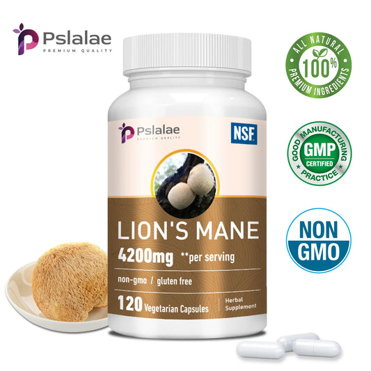 Lions Mane - Immune System Booster, Improve Memory, Protect Brain Nerves, Relieve Stress