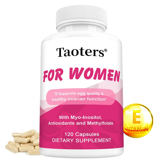 Women's Health Supplement - Contains Inositol, Antioxidants and Methylfolate To Support Egg Quality and Healthy Ovarian Function