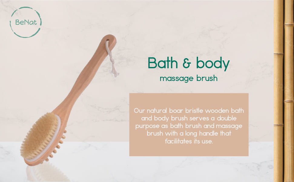 Bath & Body Massage Brush - Moonlight Wellness