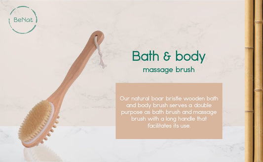 Bath & Body Massage Brush - Moonlight Wellness