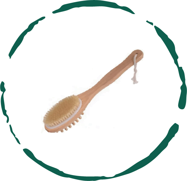 Bath & Body Massage Brush - Moonlight Wellness