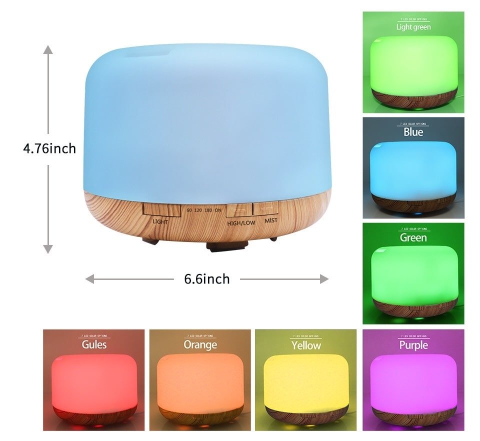 Color Changing Essential Oil Aromatherapy Diffuser With Remote - Moonlight Medicine