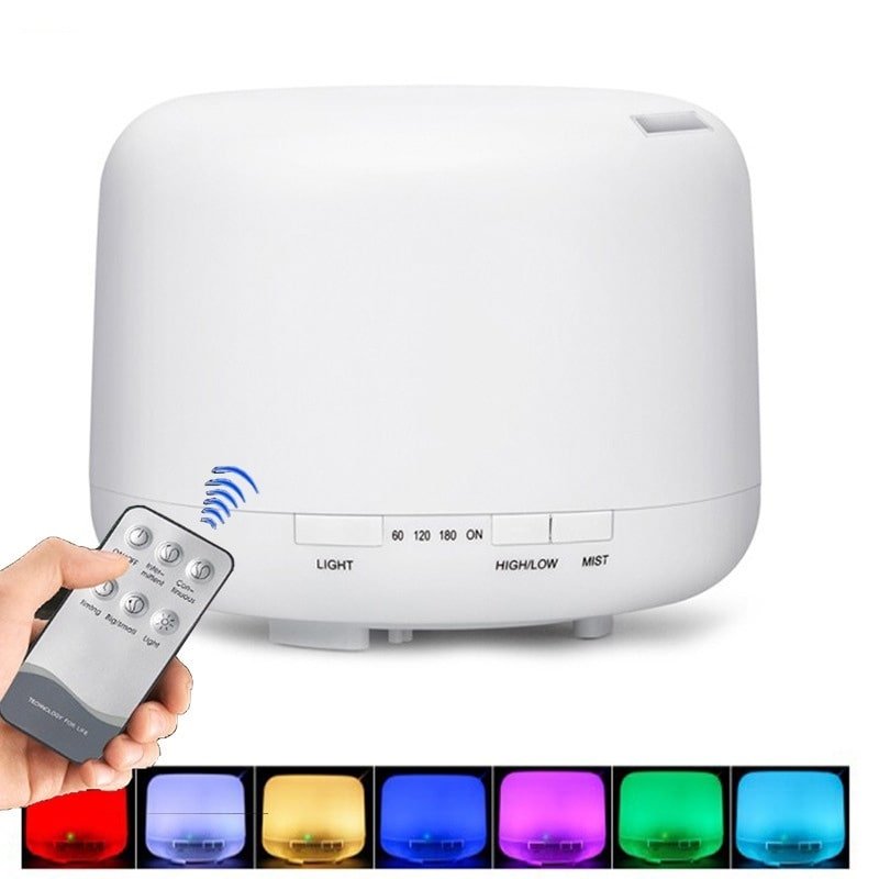 Color Changing Essential Oil Aromatherapy Diffuser With Remote - Moonlight Medicine